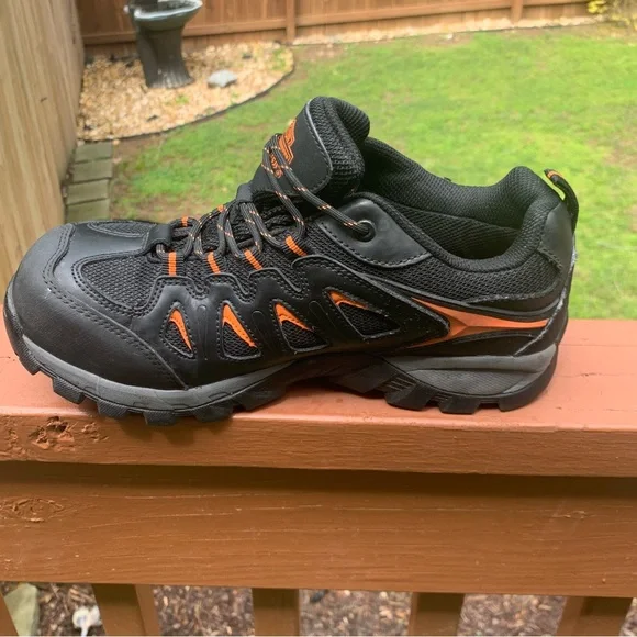 Men's Harley Davidson Composite Toe Eastfield WP Metal Free Work Shoe D93327 - Picture 16 of 16